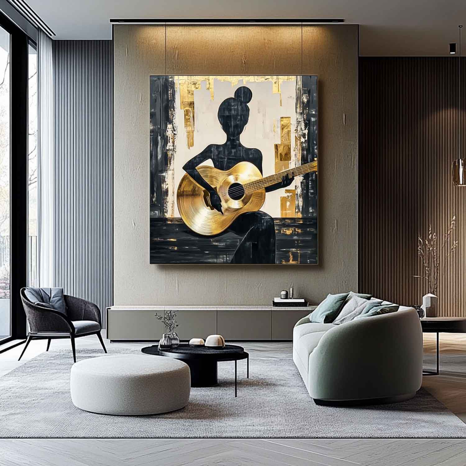 Wall Art People Modern Music Luxury