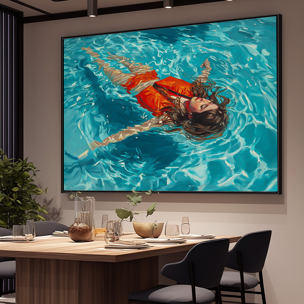Wall Art People Ethereal Underwater Abstract