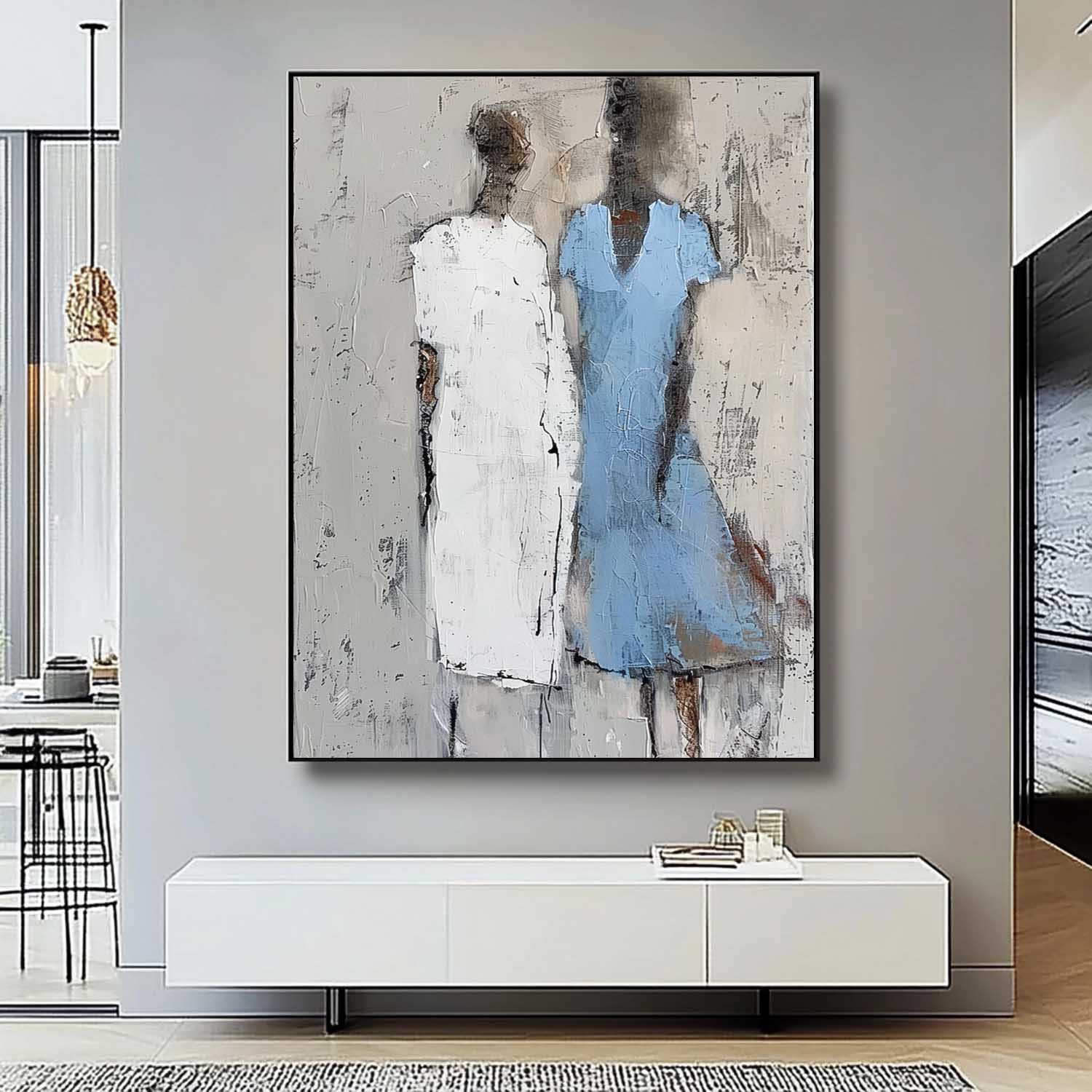 Wall Art People Abstract Lyrical Expressionist