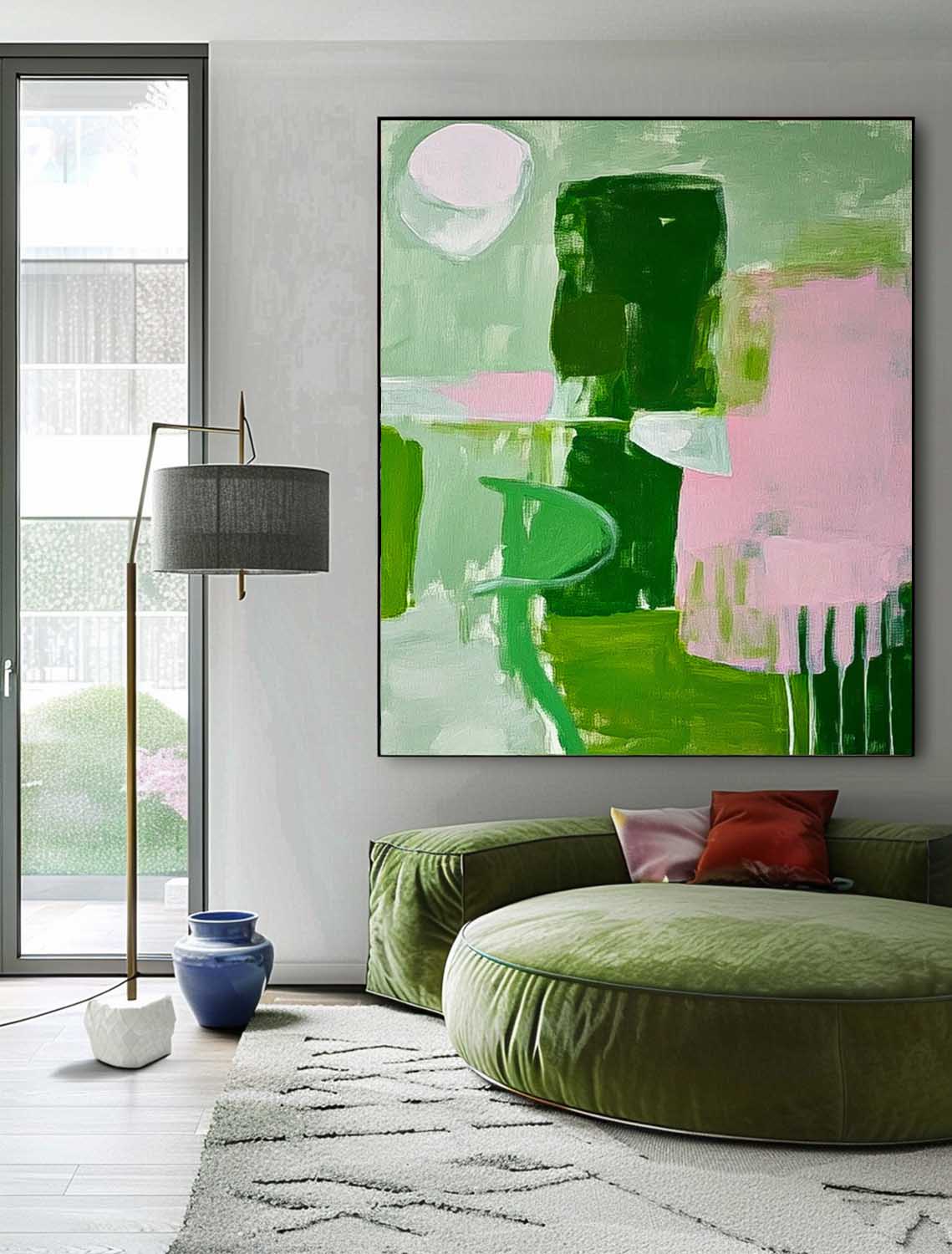 Wall Art Abstract Post-Modern Geometric Collage