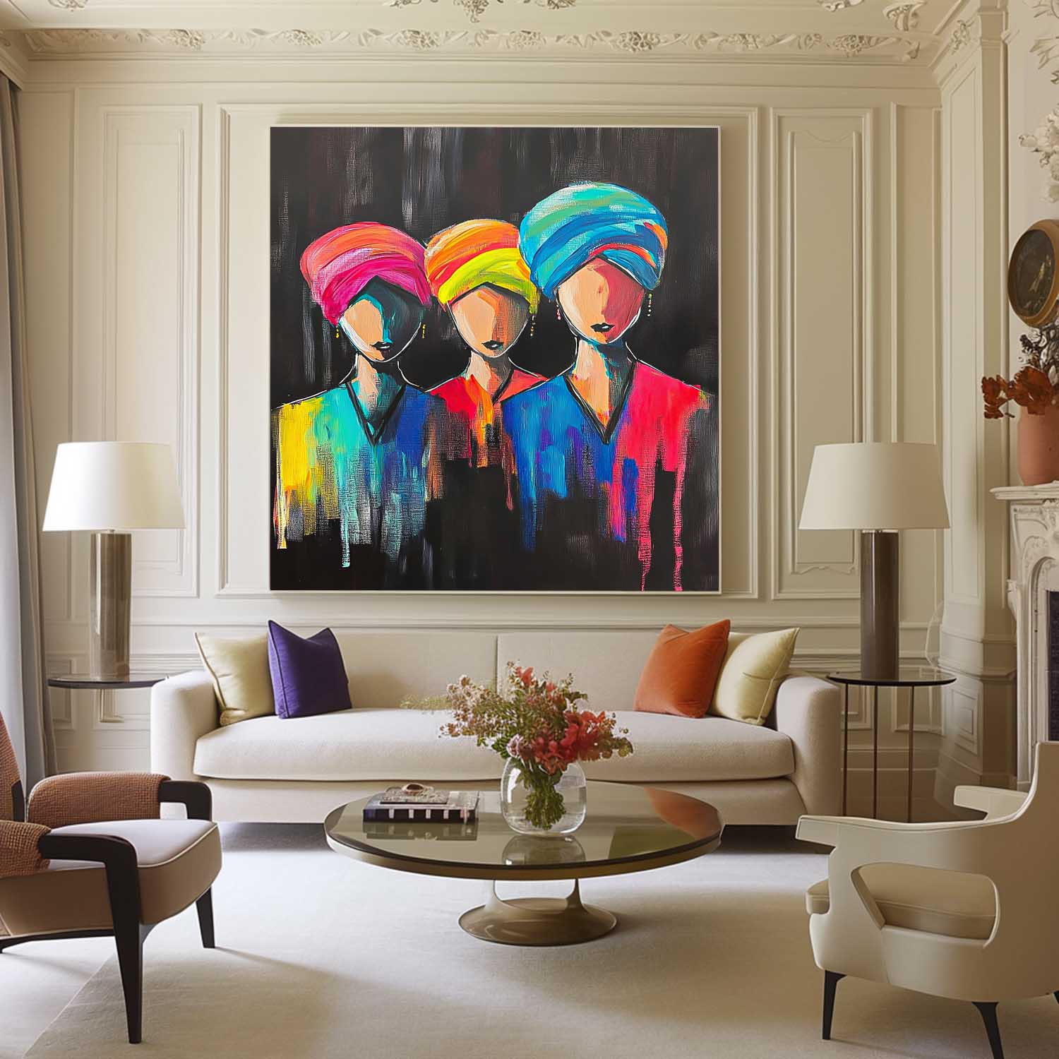Wall Art People Dramatic Exotic Cultural
