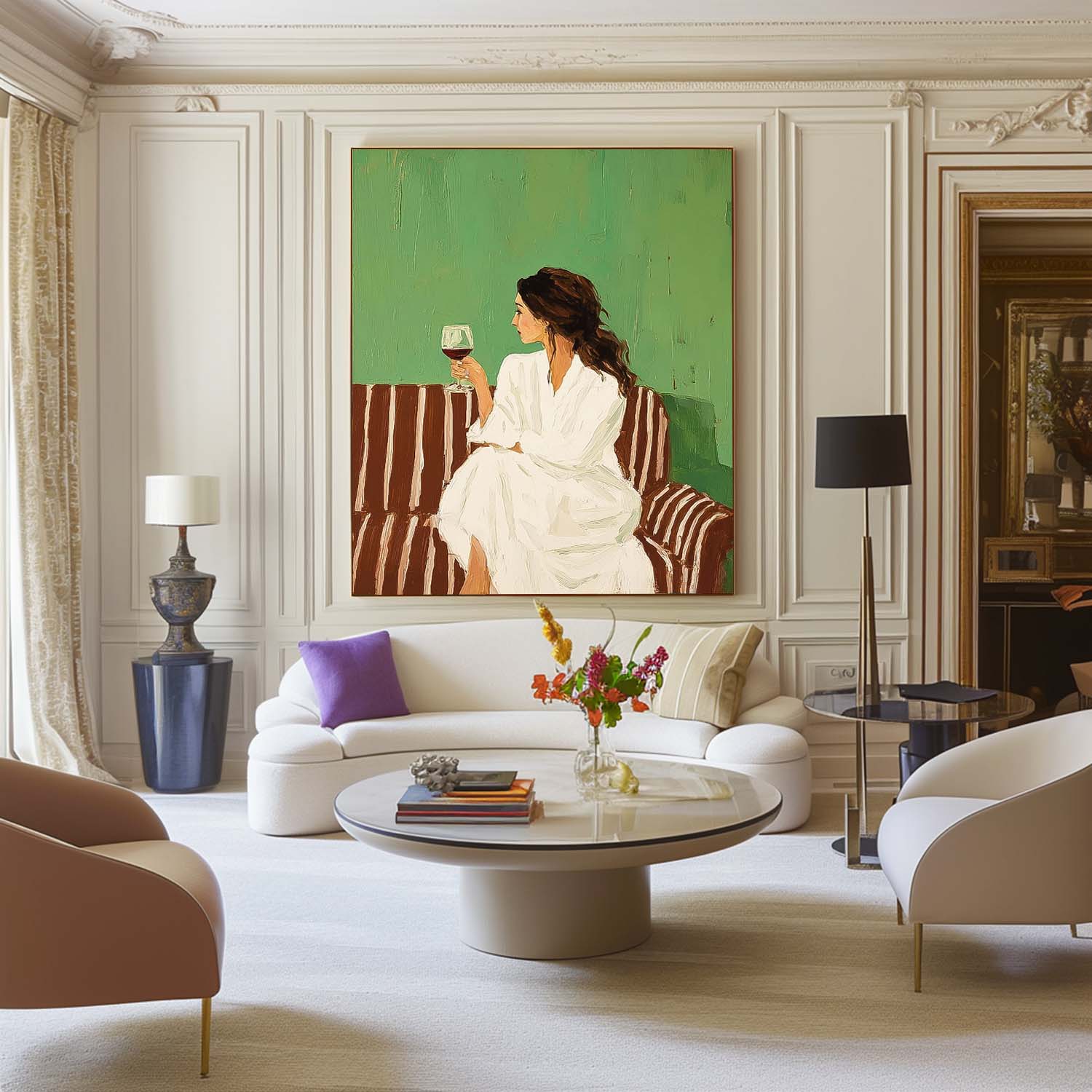 Wall Art People Sophisticated Serene Interior