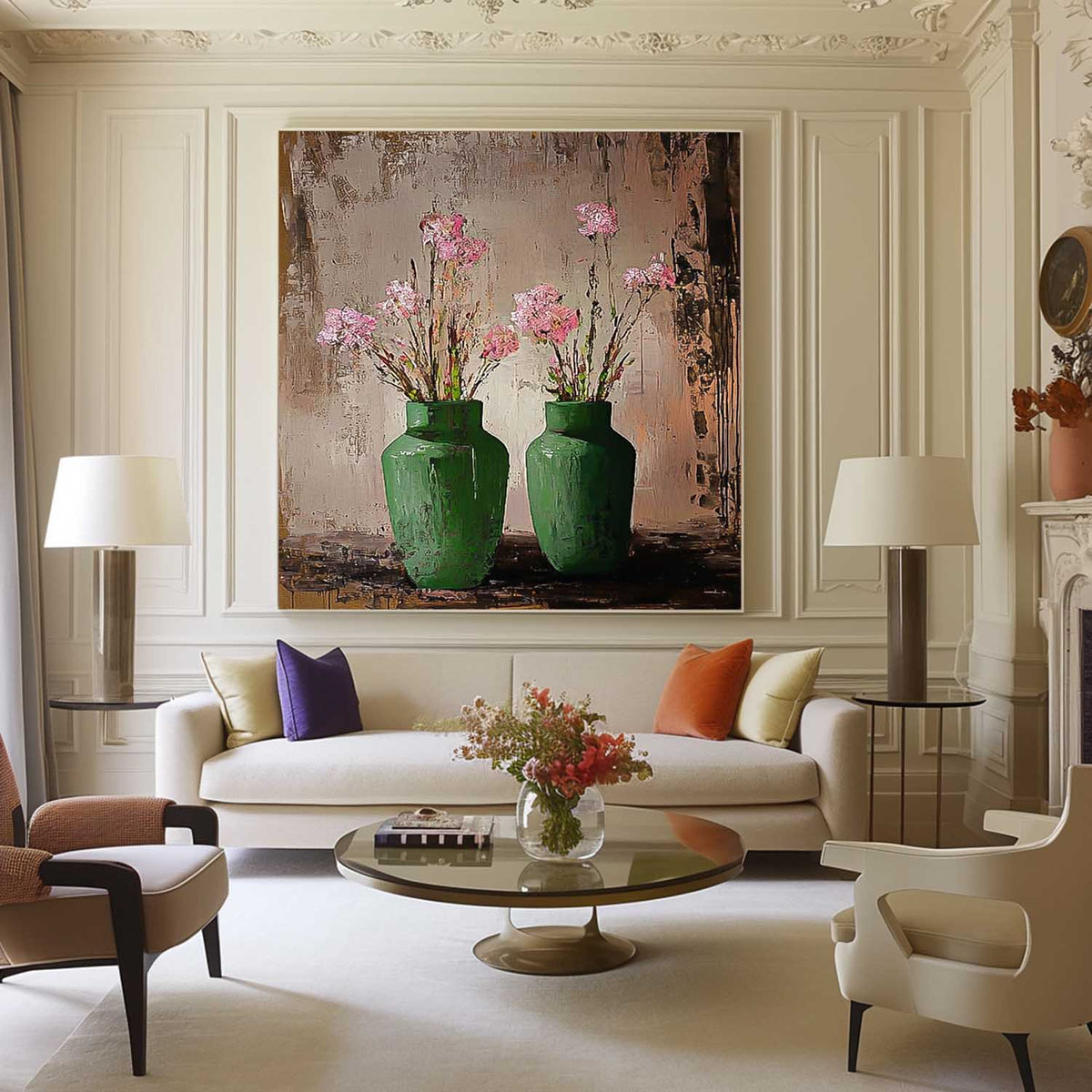 Wall Art Lyrical Abstract Floral Botanical
