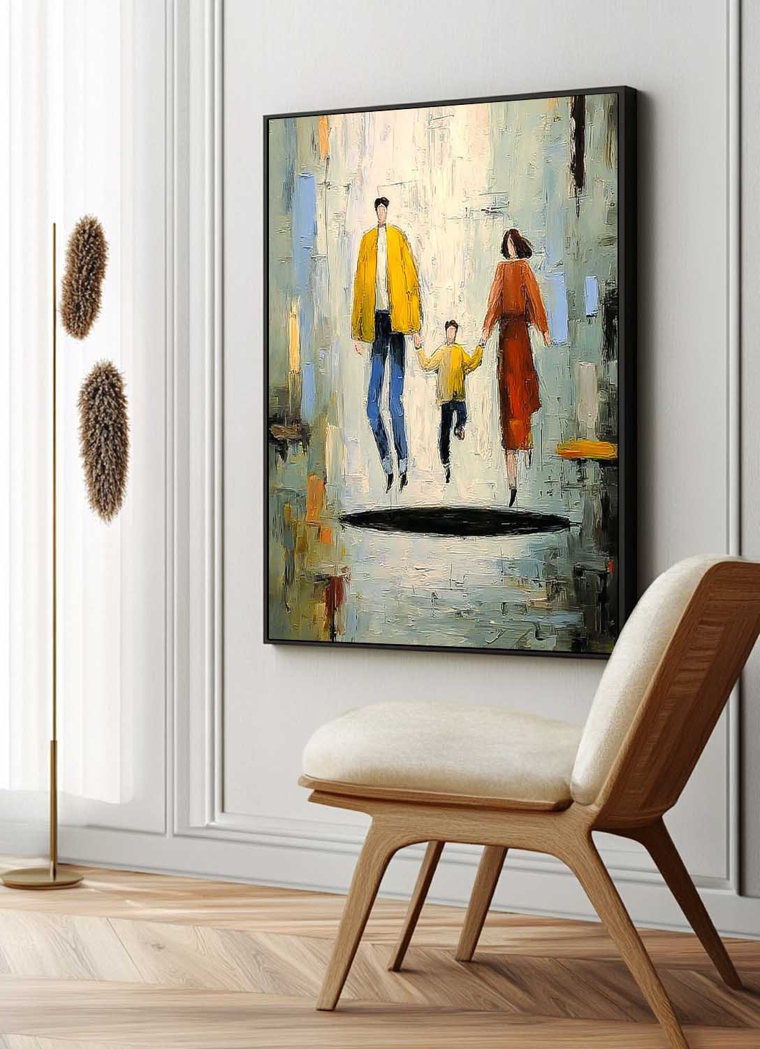 Wall Art People Warm Modern Urban
