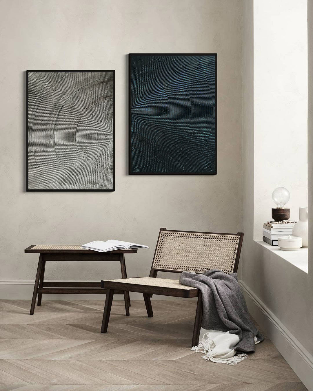Set of 2 Abstract Art