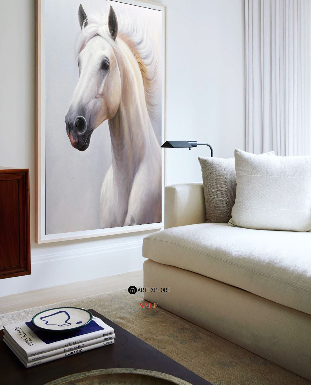 White Horse Painting ANH57 - Neutralighting