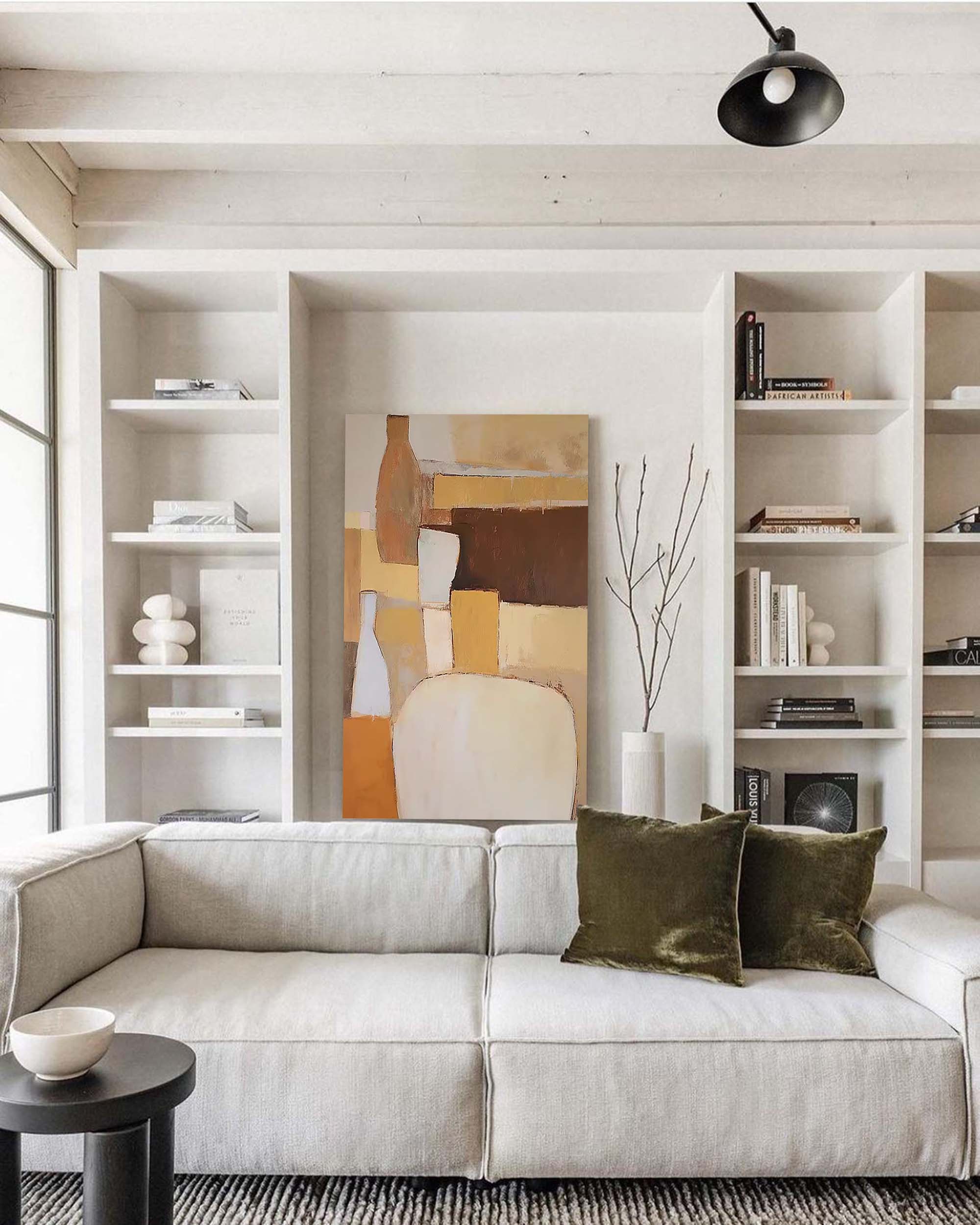 Wall Art Impasto Geometric Minimalist Abstract