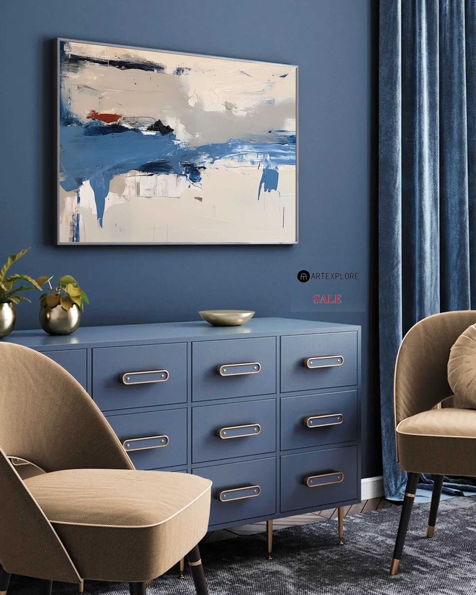 Modern Abstract Painting ABAH128 - Neutralighting