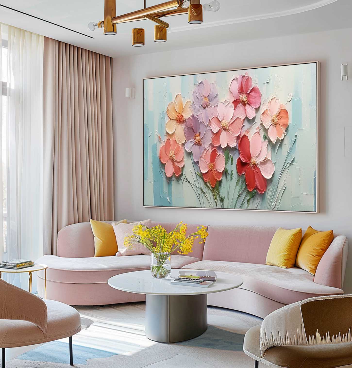 Wall Art Flower Impressionist Serene Calm Botanical