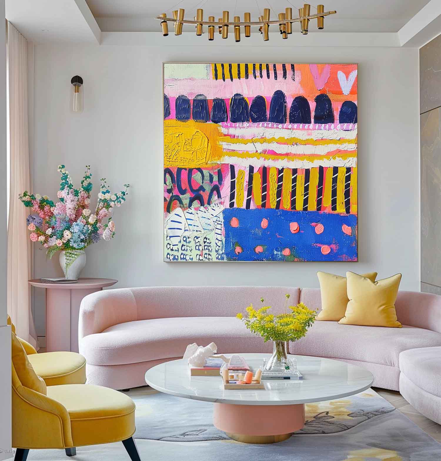 Wall Art Playful Kidult Abstract Decor Pop