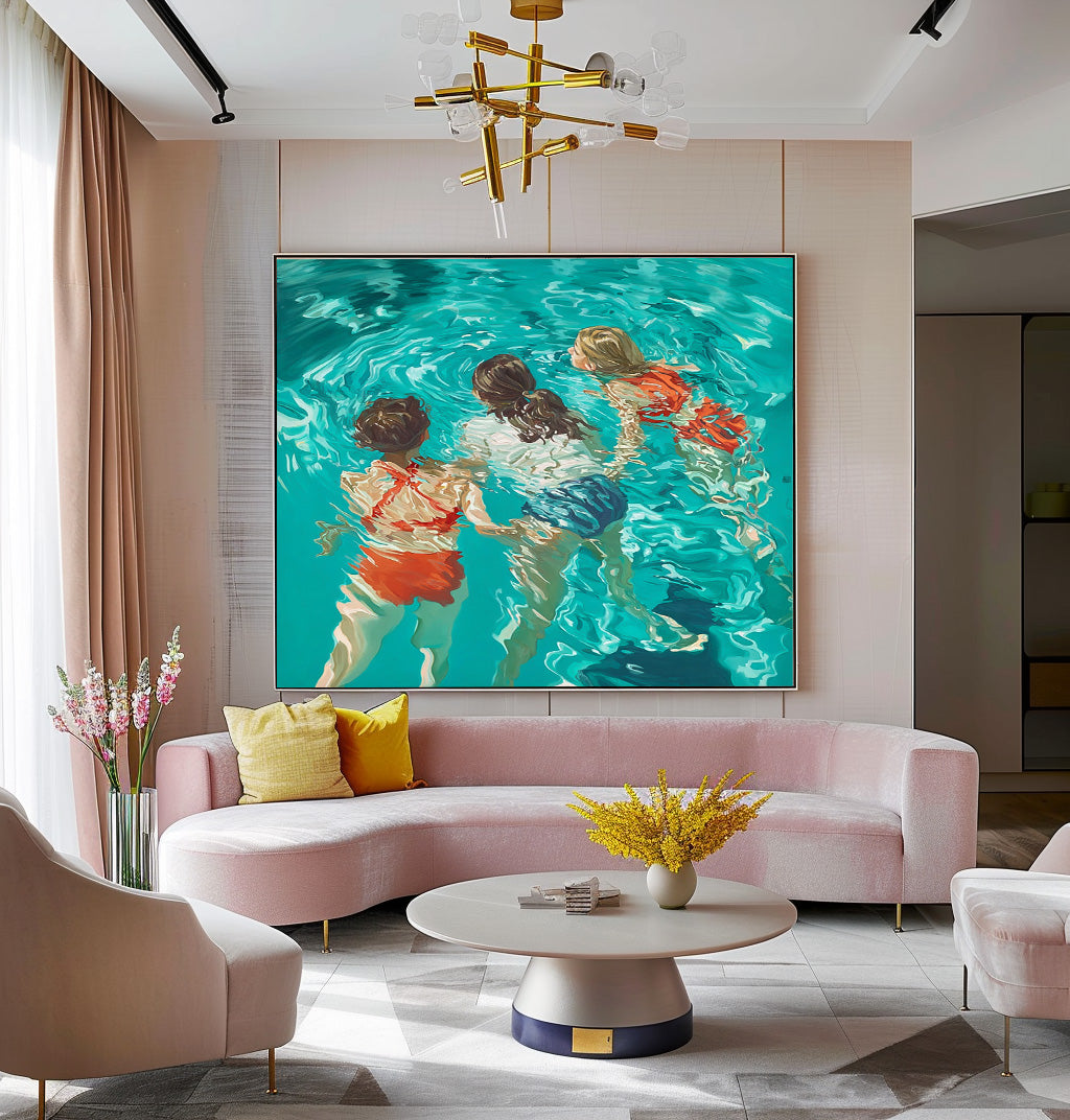 Wall Art People Neo-Impressionist Summer