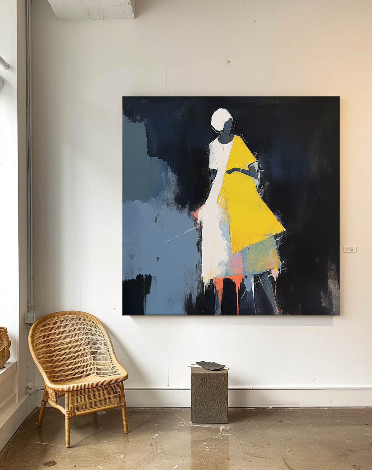 Wall Art People Modern Abstract Painterly
