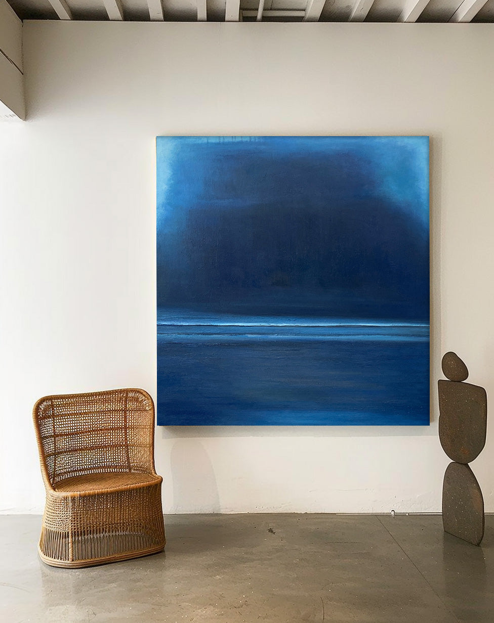 Wall Art Gradient Minimalist Abstract Seascape