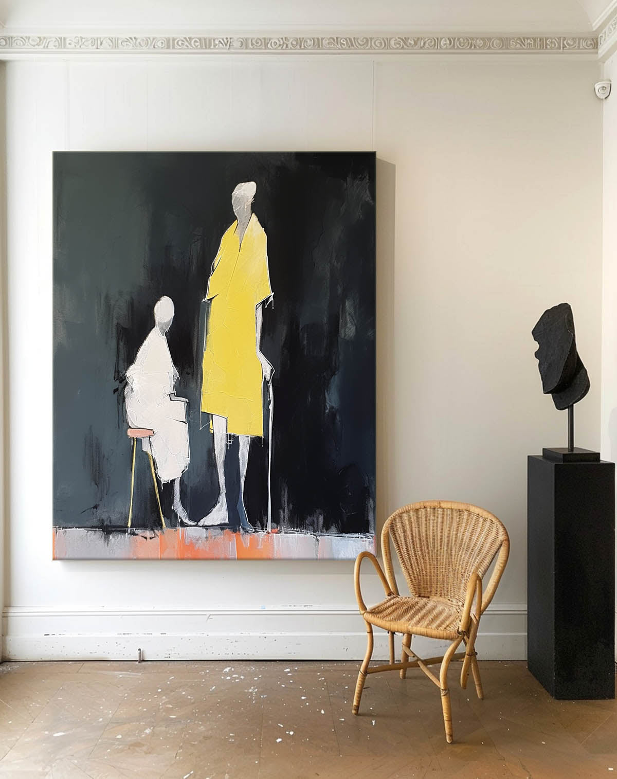 Wall Art People Minimalist Moody Elegant
