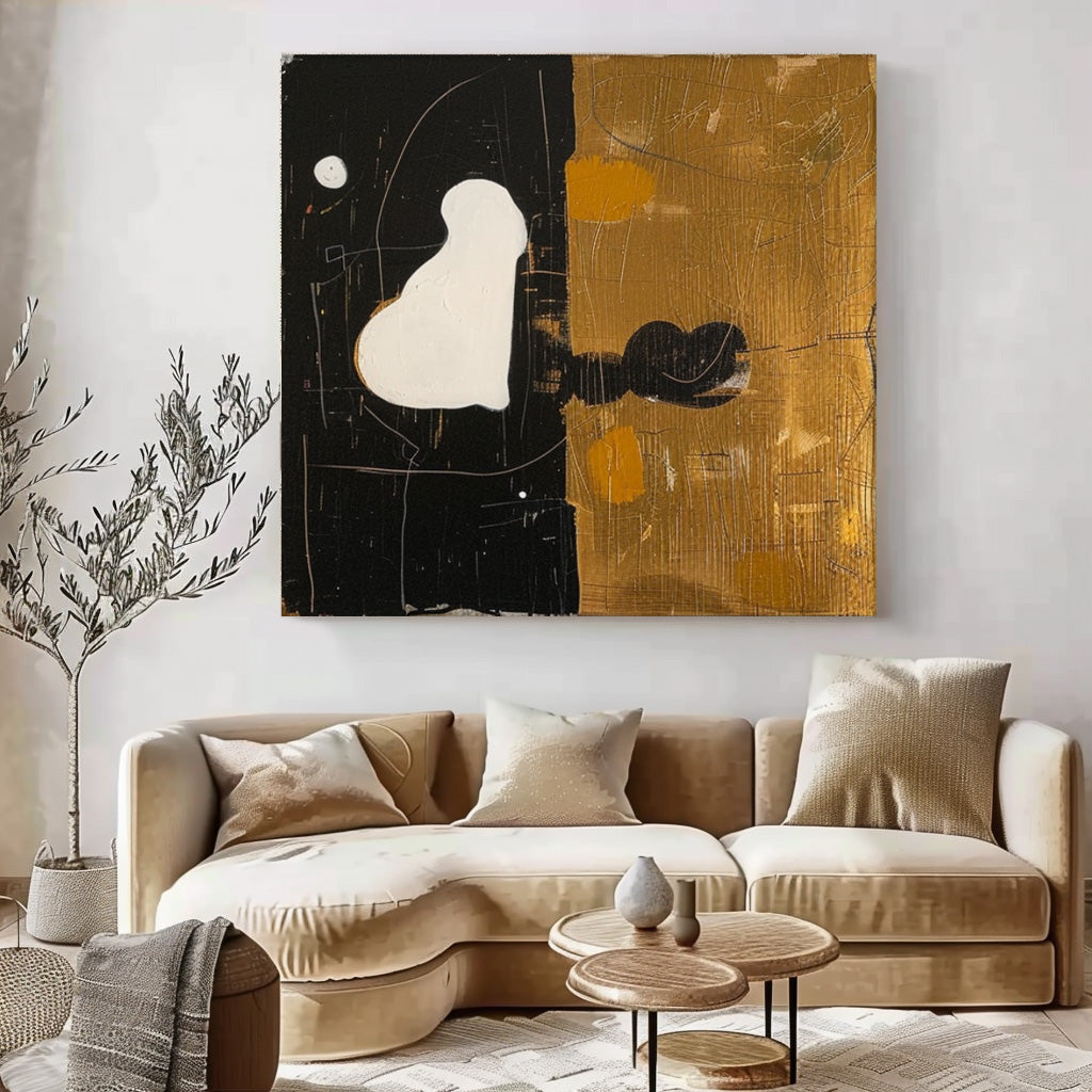 Wall Art Geometric Minimalist Neutral Abstract
