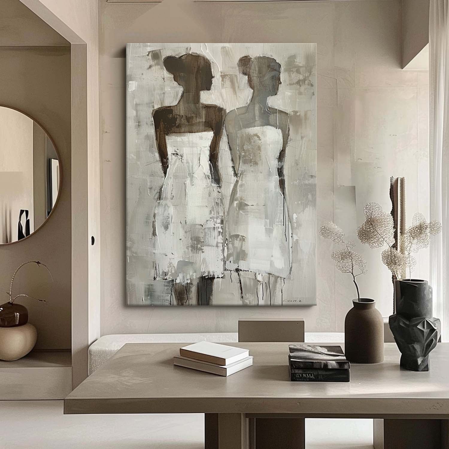 Wall Art People Minimalist Painterly