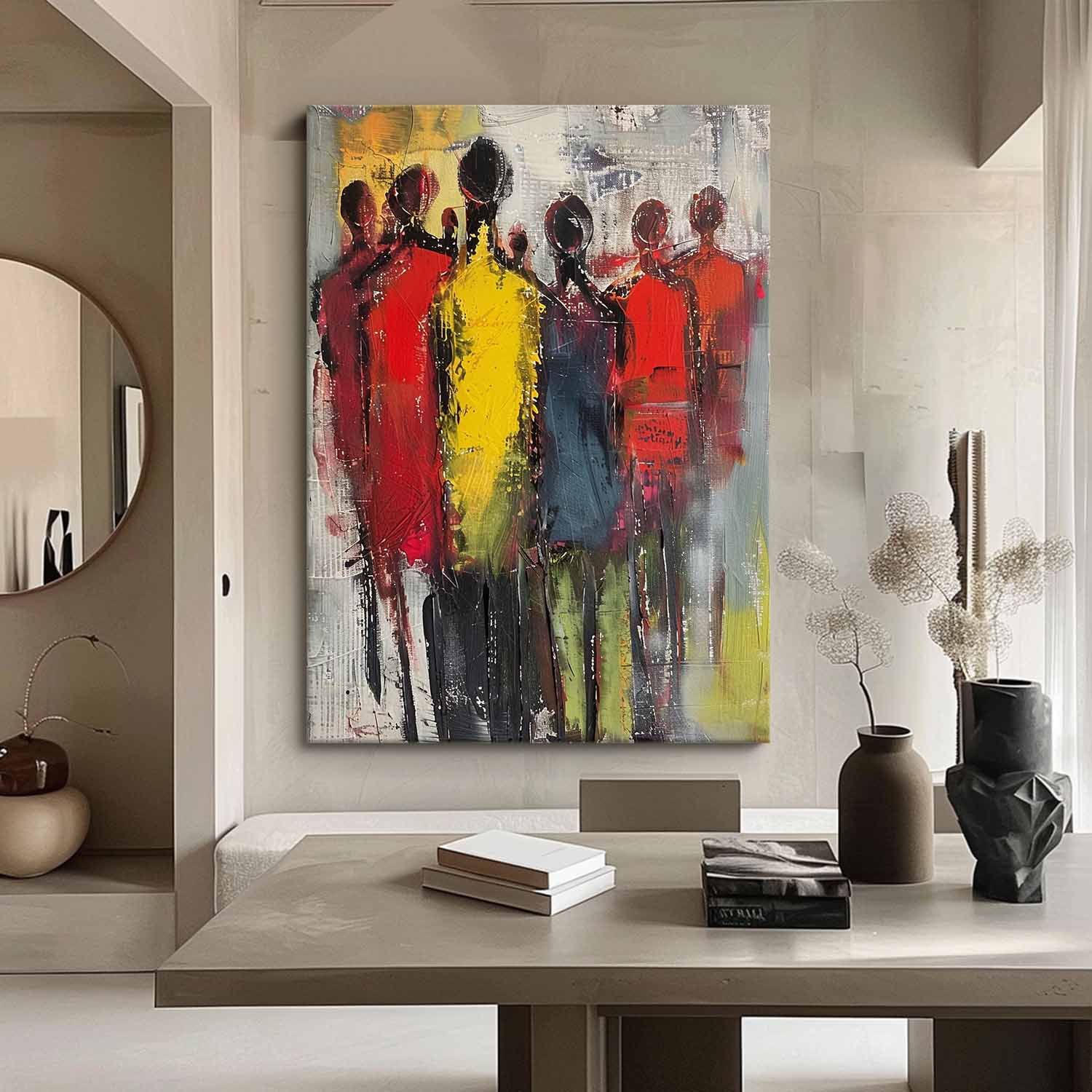 Wall Art People Artistic Expressionist Modern