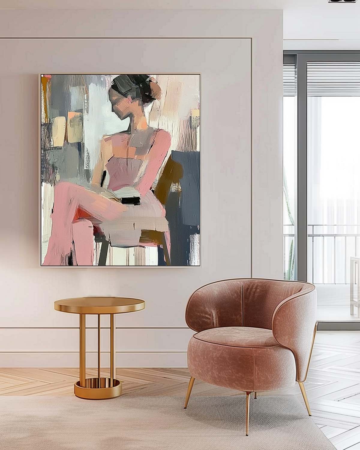 Wall Art People Expressionist Artistic Decor