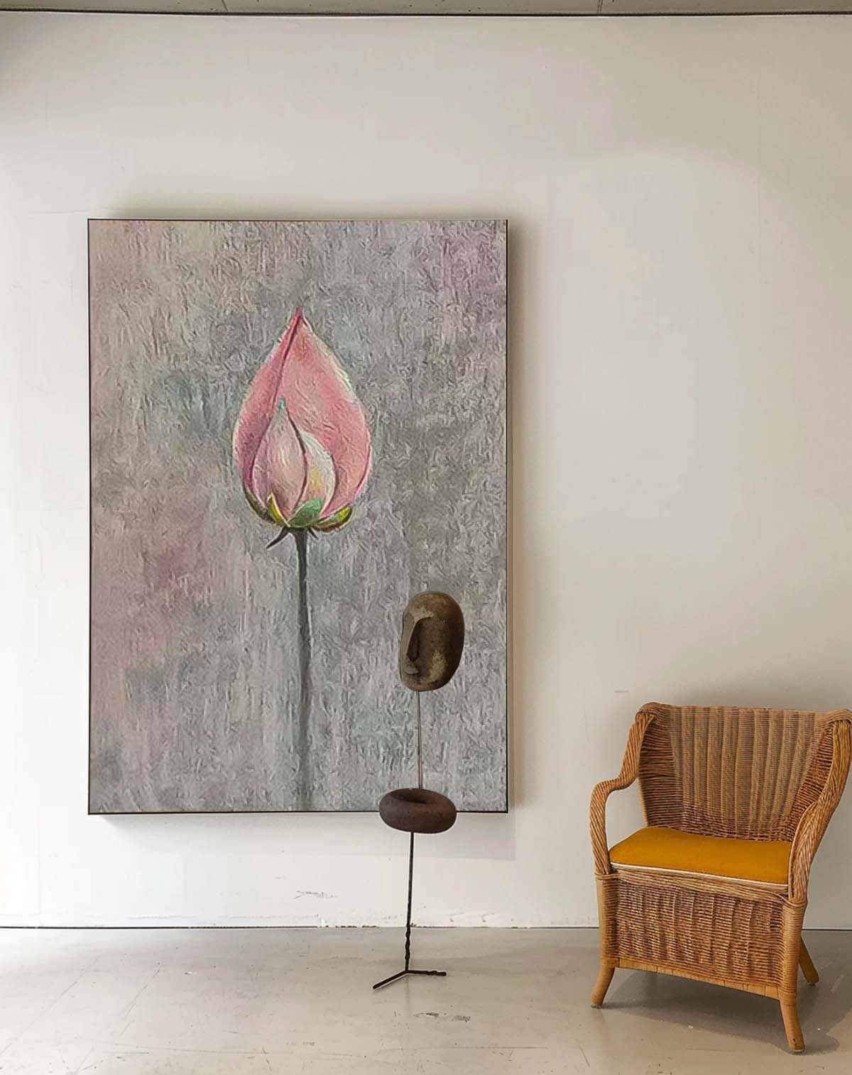 Wall Art Flower Minimalist Zen Serene Modern