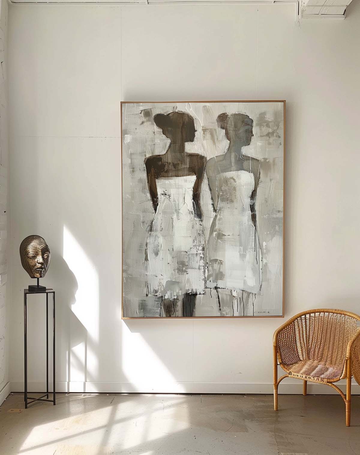 Wall Art People Minimalist Painterly