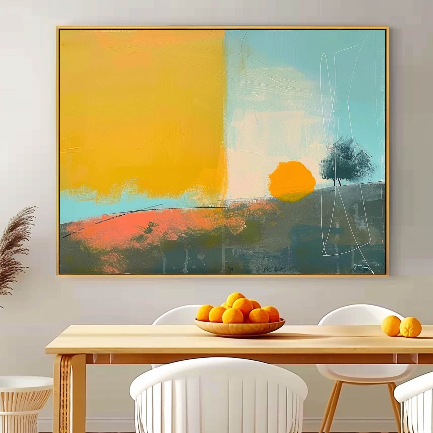 Wall Art Abstract Understated Landscape Pop