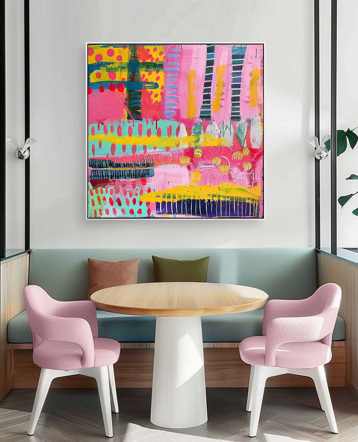 Wall Art Abstract Contemporary Graphic Bold
