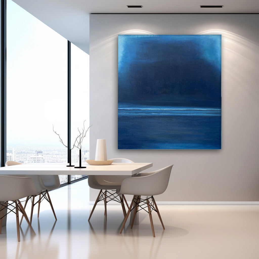 Wall Art Gradient Minimalist Abstract Seascape