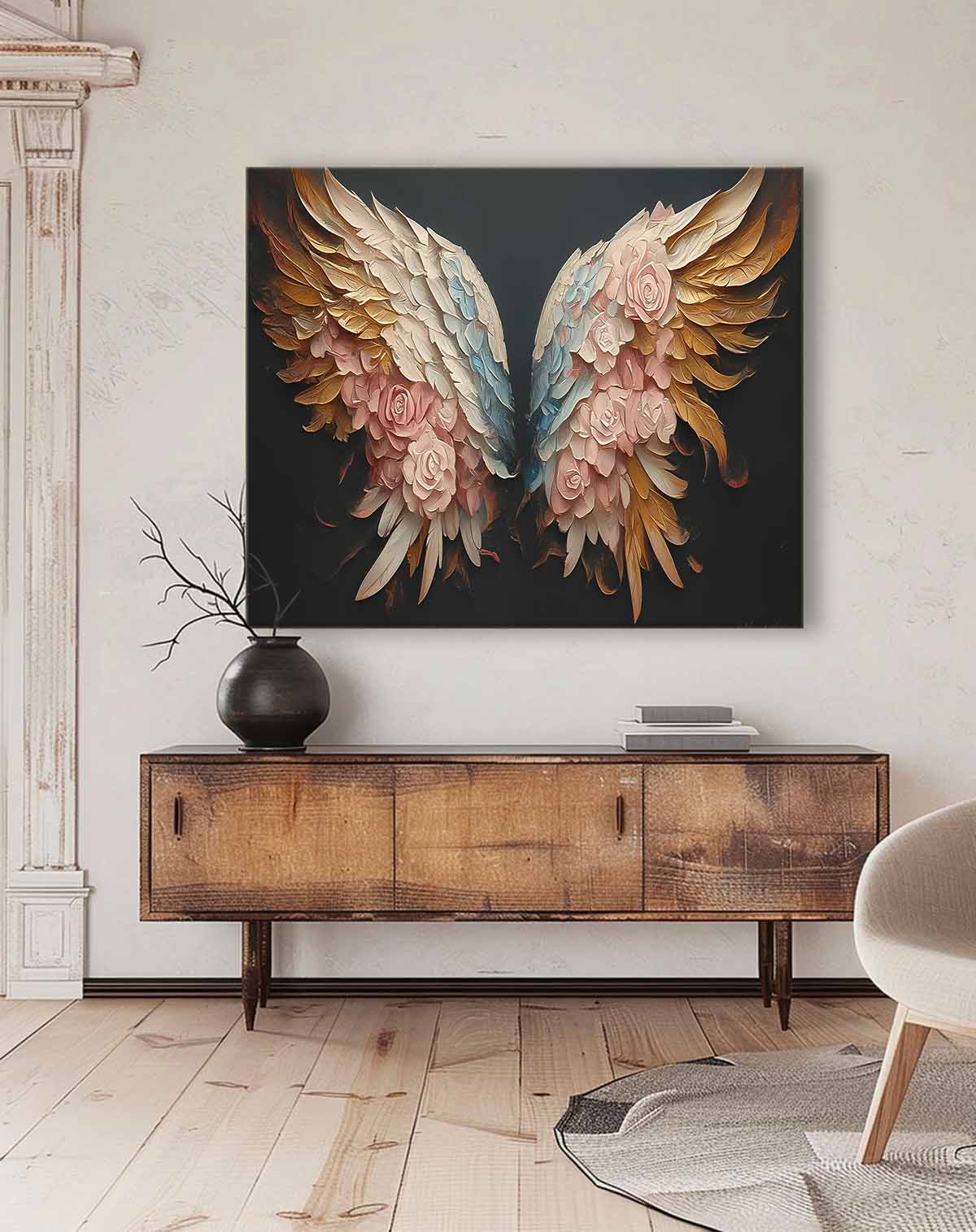 Wall Art Abstract Gradient Geometric Pop
