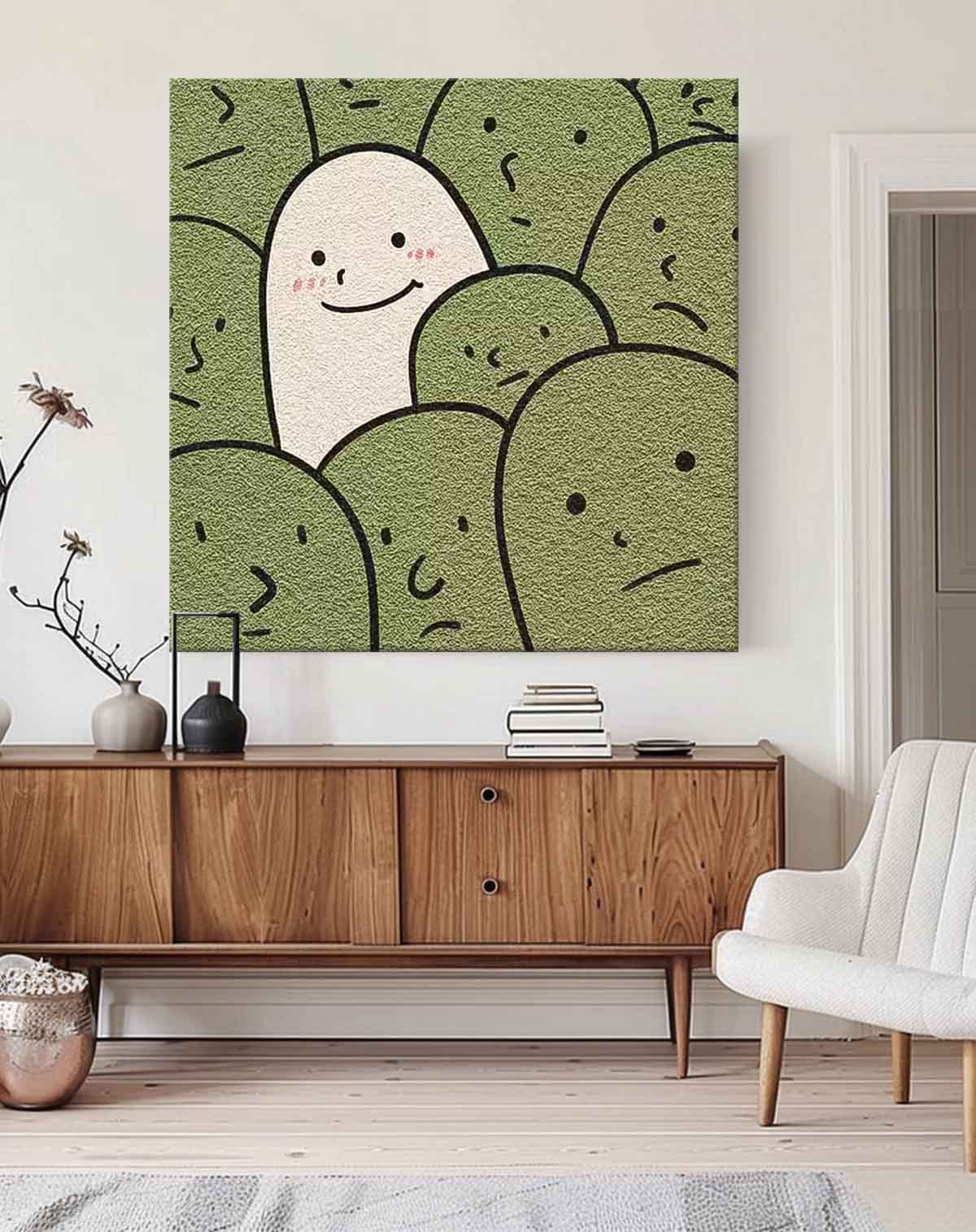 Wall Art Minimalist Playful Edgy Modern