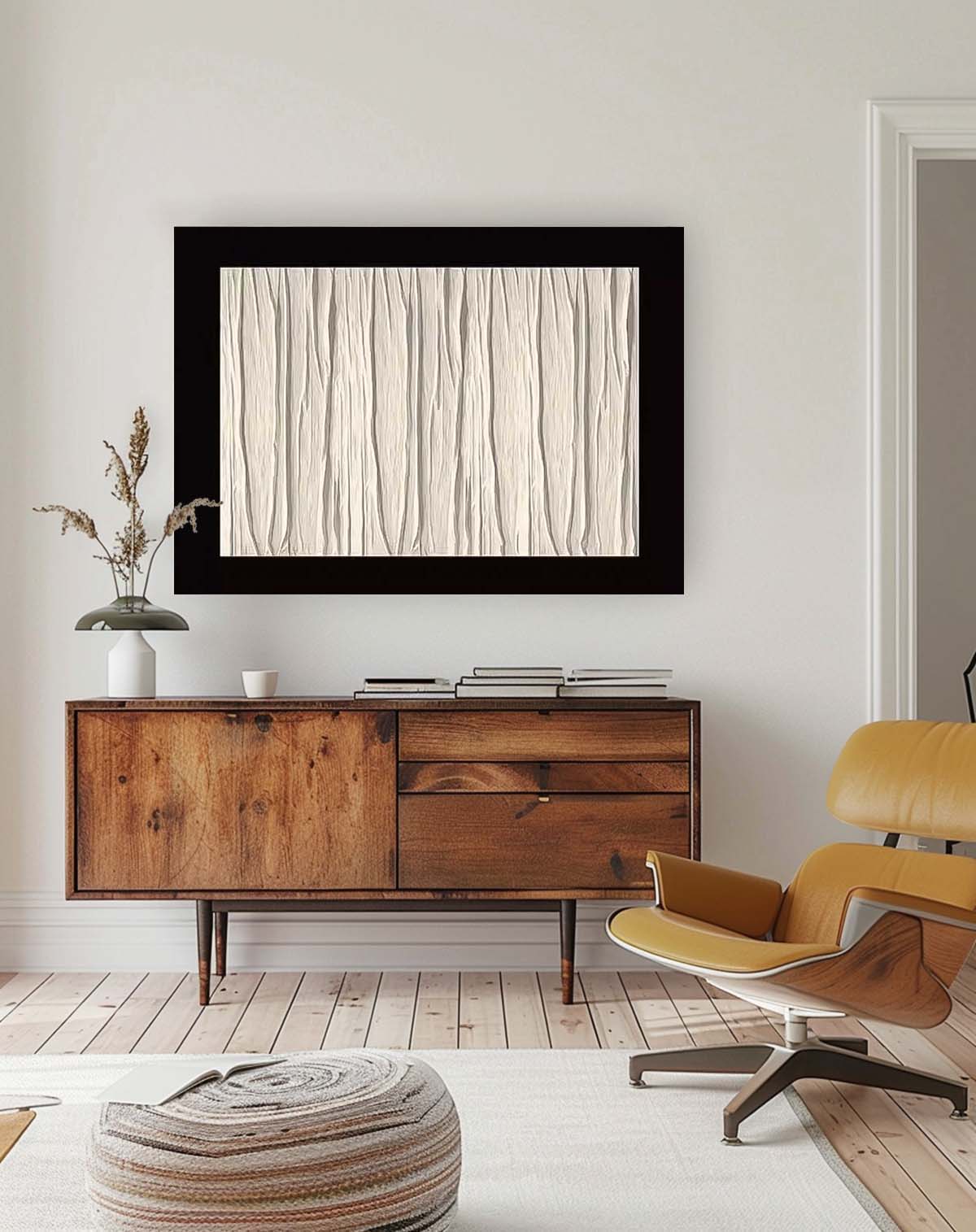 Wall Art Vertical Minimalist Abstract Nature Zen