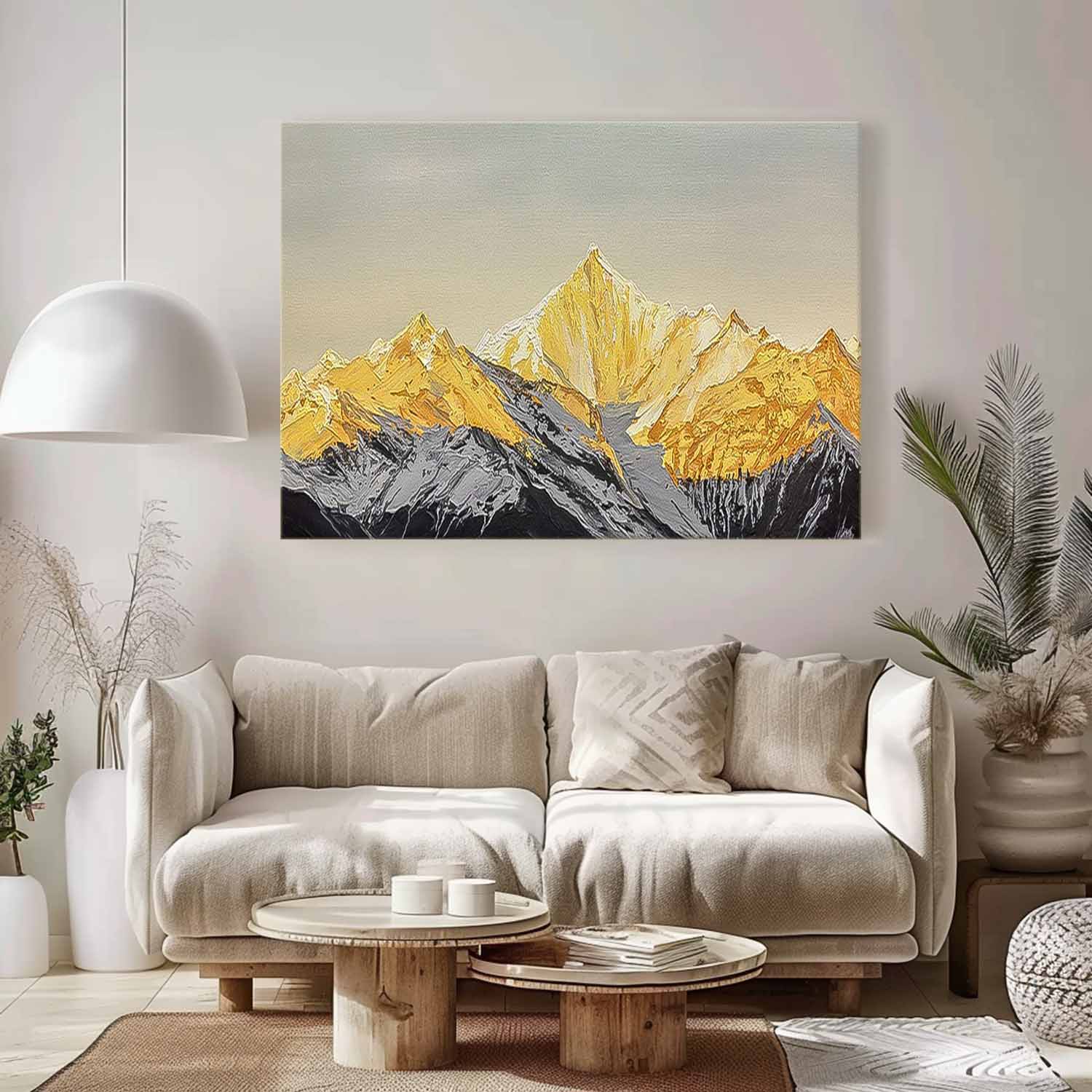 Wall Art Landscape Impasto Contemporary Majestic