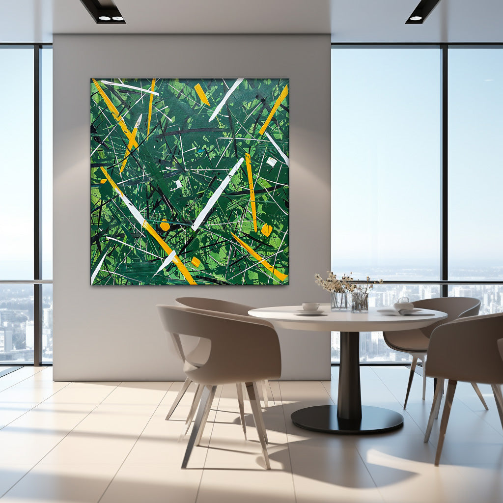 Wall Art Vibrant Abstract Expressionist Painterly