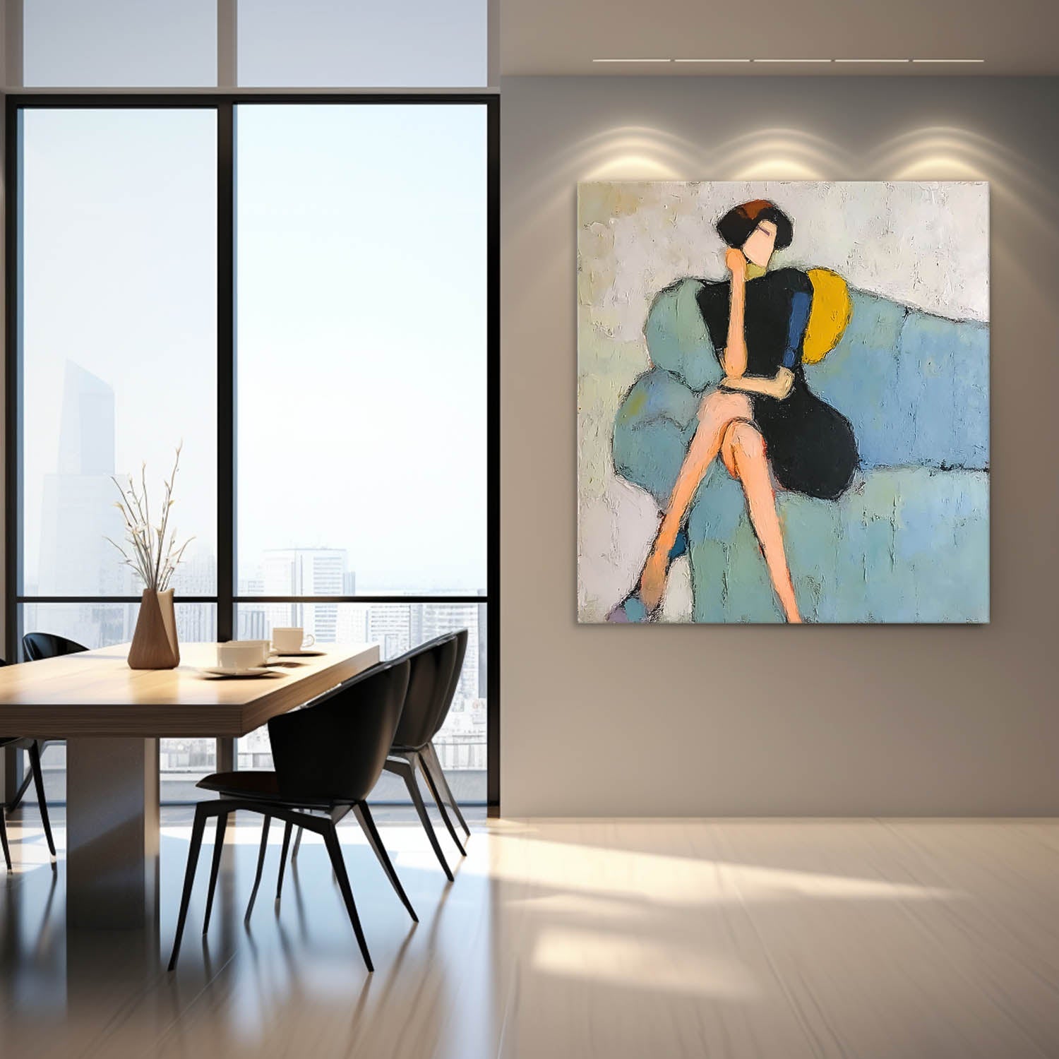 Wall Art Contemporary Contemplative Figurative
