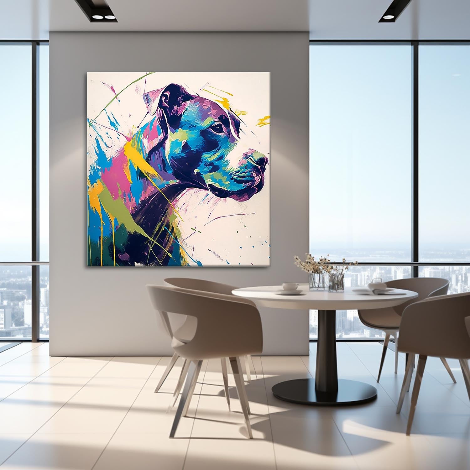 Wall Art Animal Contemporary Abstract Expressionist