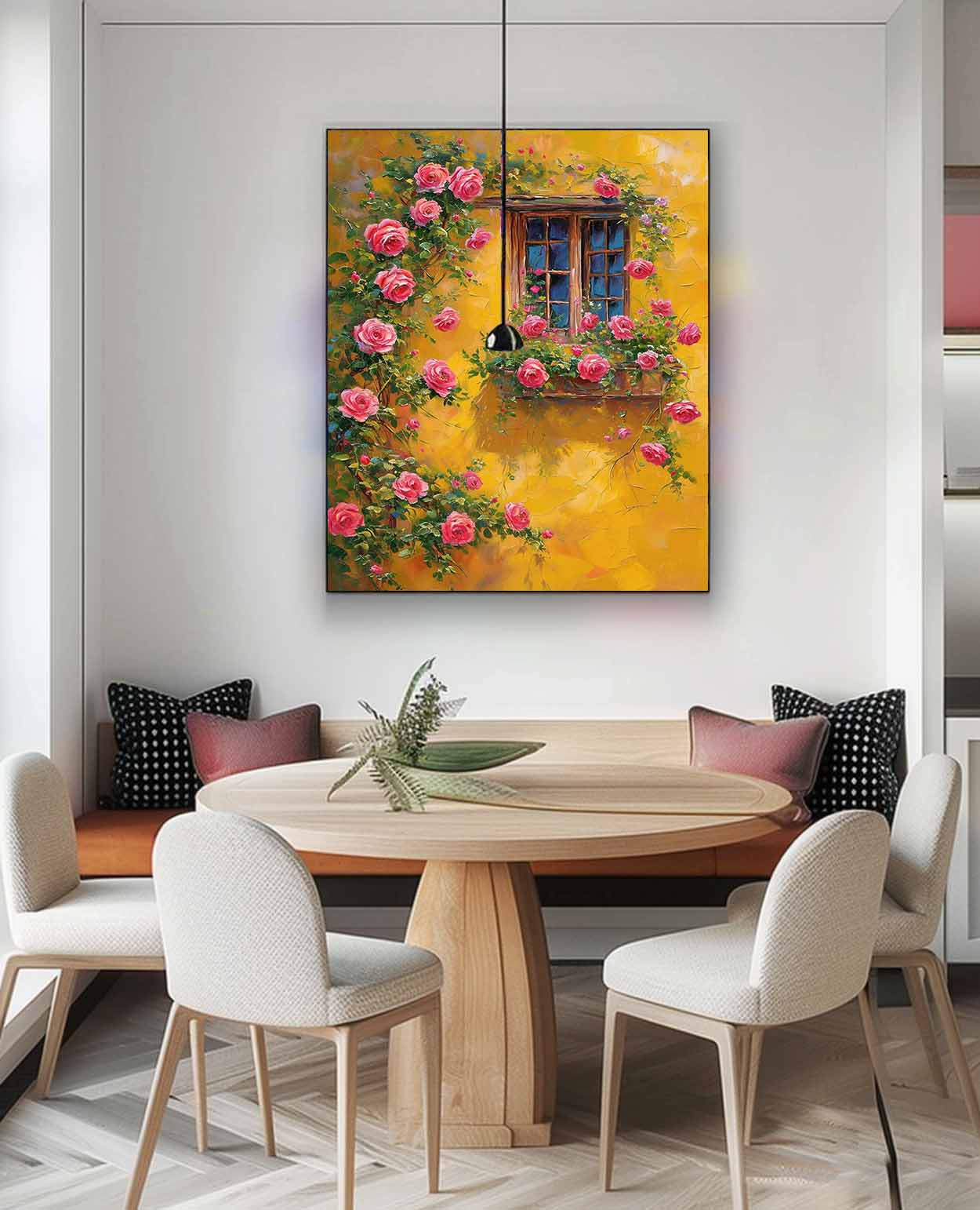 Wall Art Flower Romantic Artistic Atmosphere