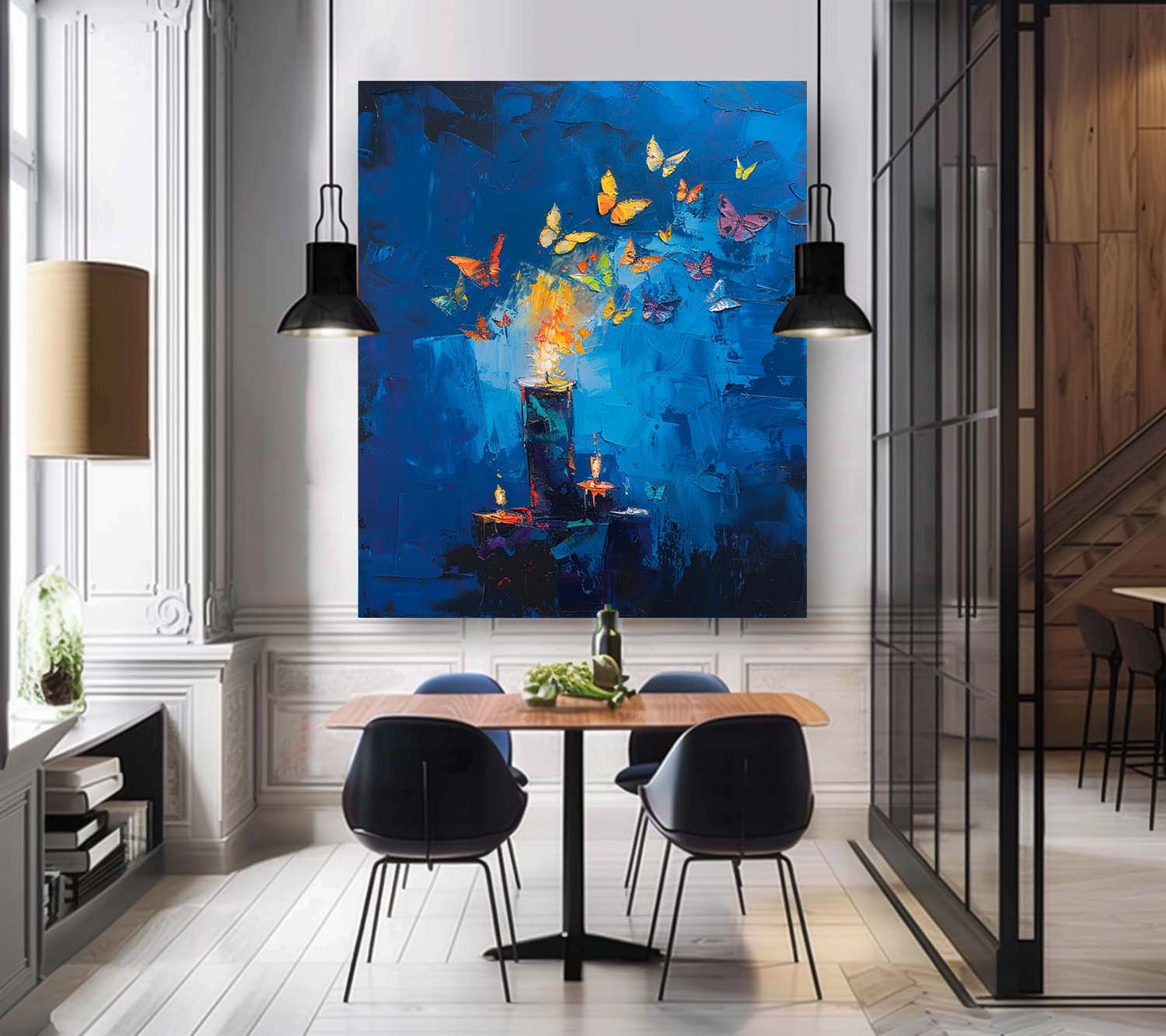 Wall Art Abstract Butterflies Magical Enchanting