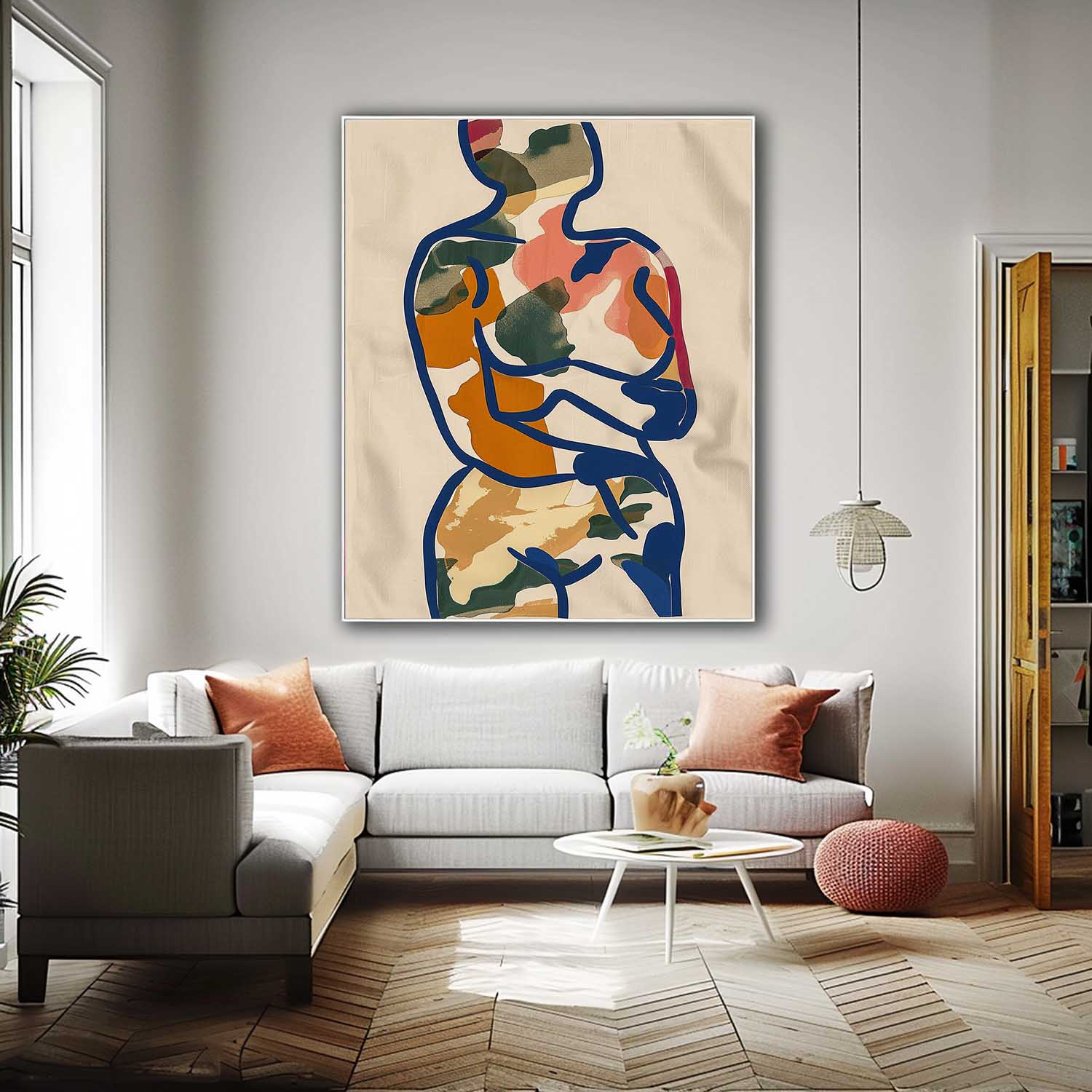 Wall Art Bold Figurative Abstract Painterly
