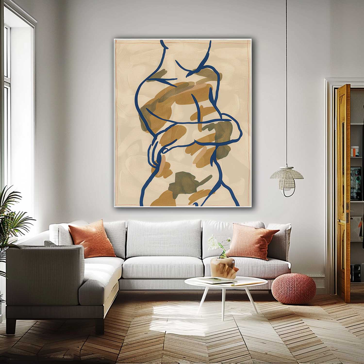 Wall Art Abstract People Contemporary Playful