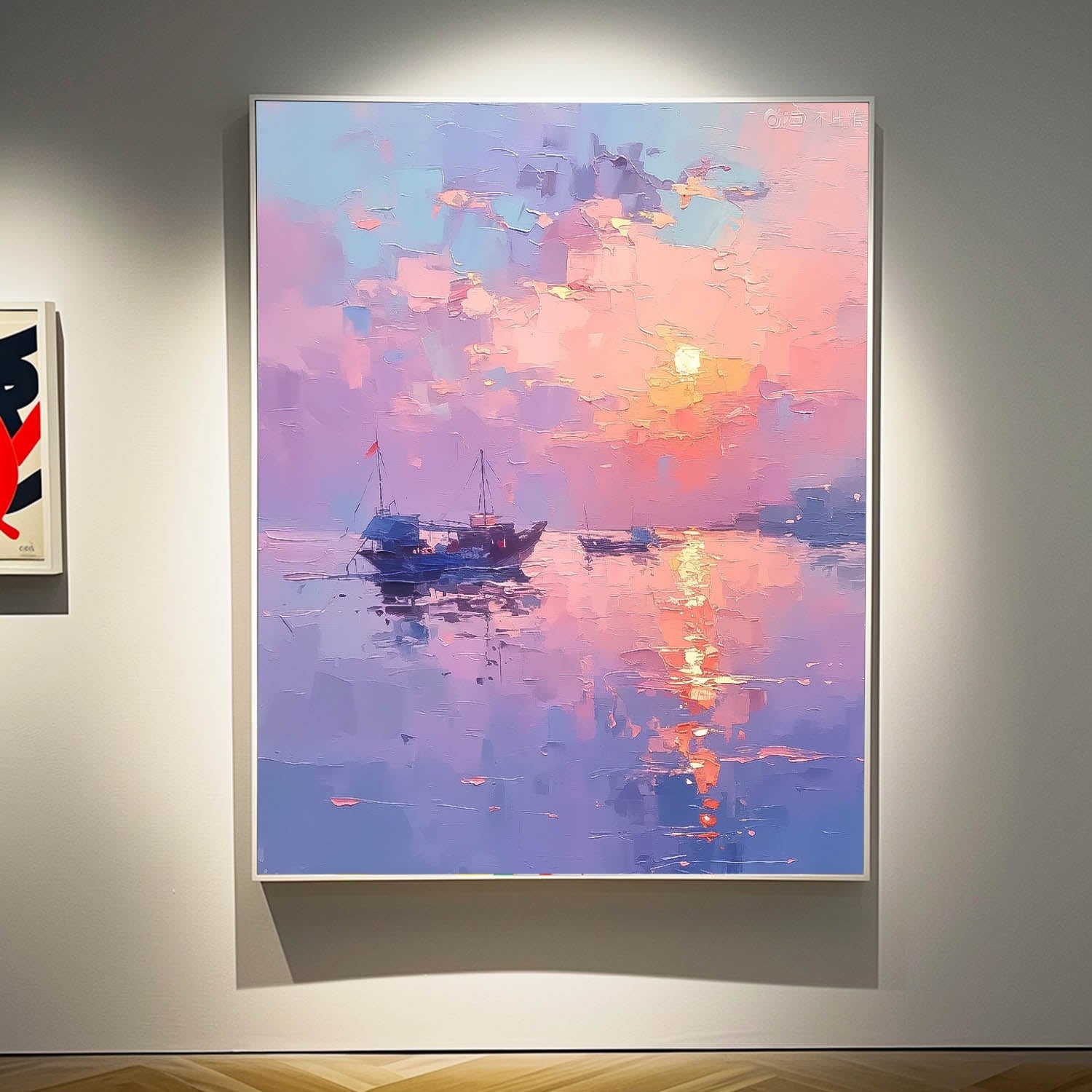 Wall Art Landscape Delicate Painterly Decor