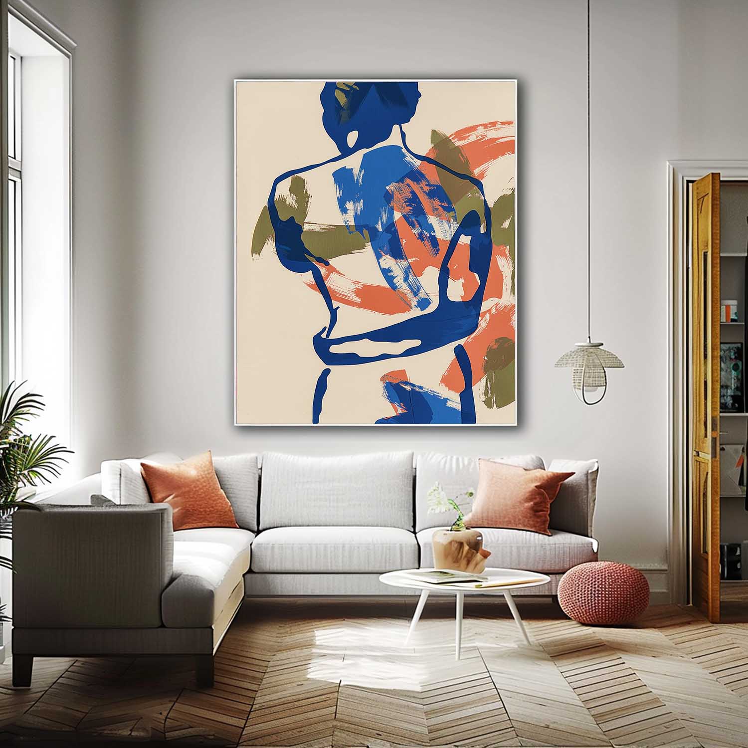 Wall Art People Playful Organic Artistic