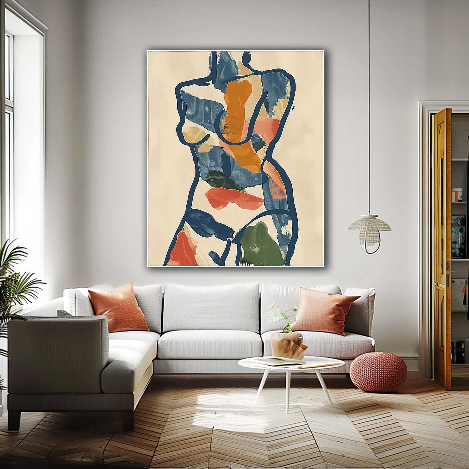 Wall Art People Matte Earthy Understated Bold