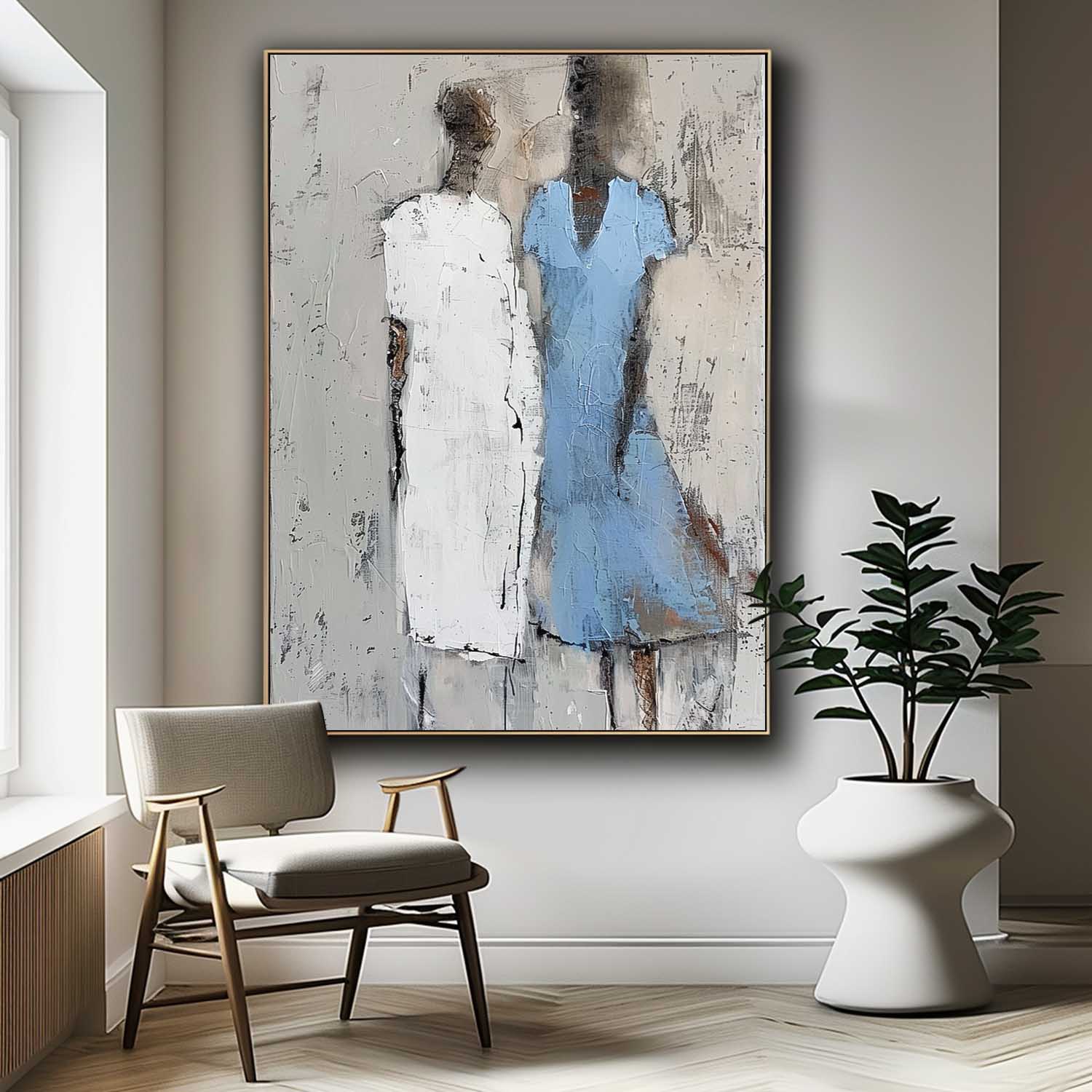 Wall Art People Abstract Lyrical Expressionist