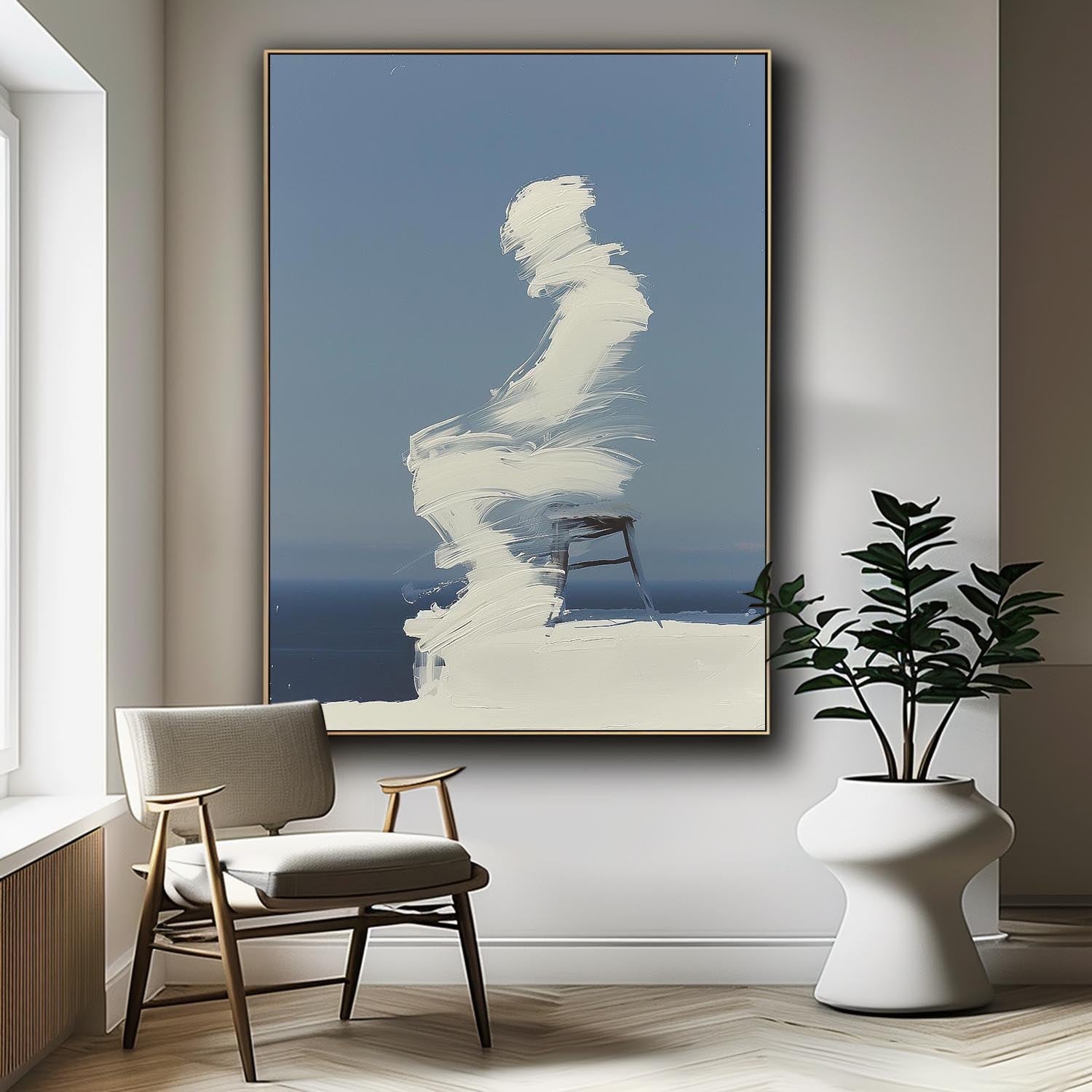 Wall Art Impasto Expressionist Understated