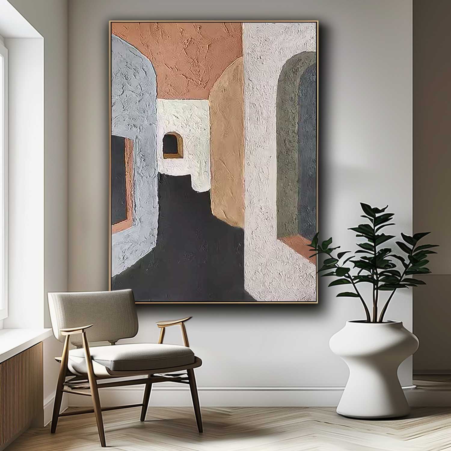 Wall Art Abstract Contemporary Energetic Design