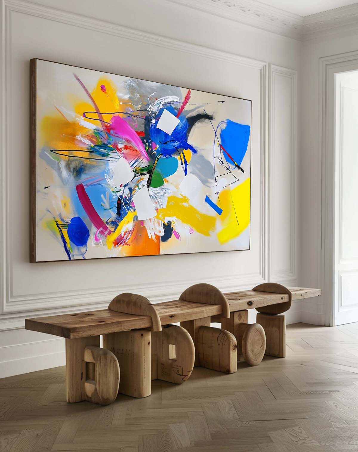 Colorful Abstract Expressionist Modern Painting
