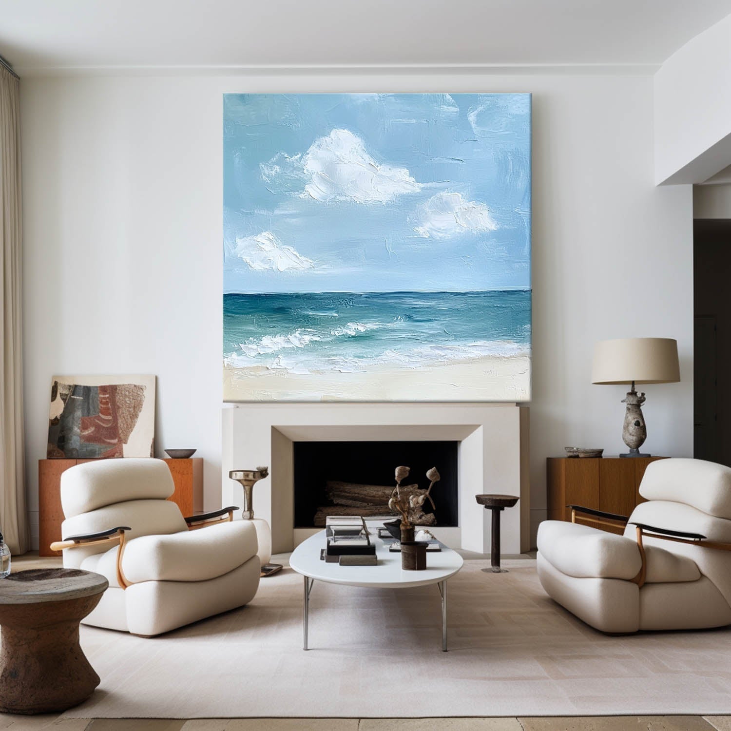 Cora Ocean Sky Impressionist Canvas Art