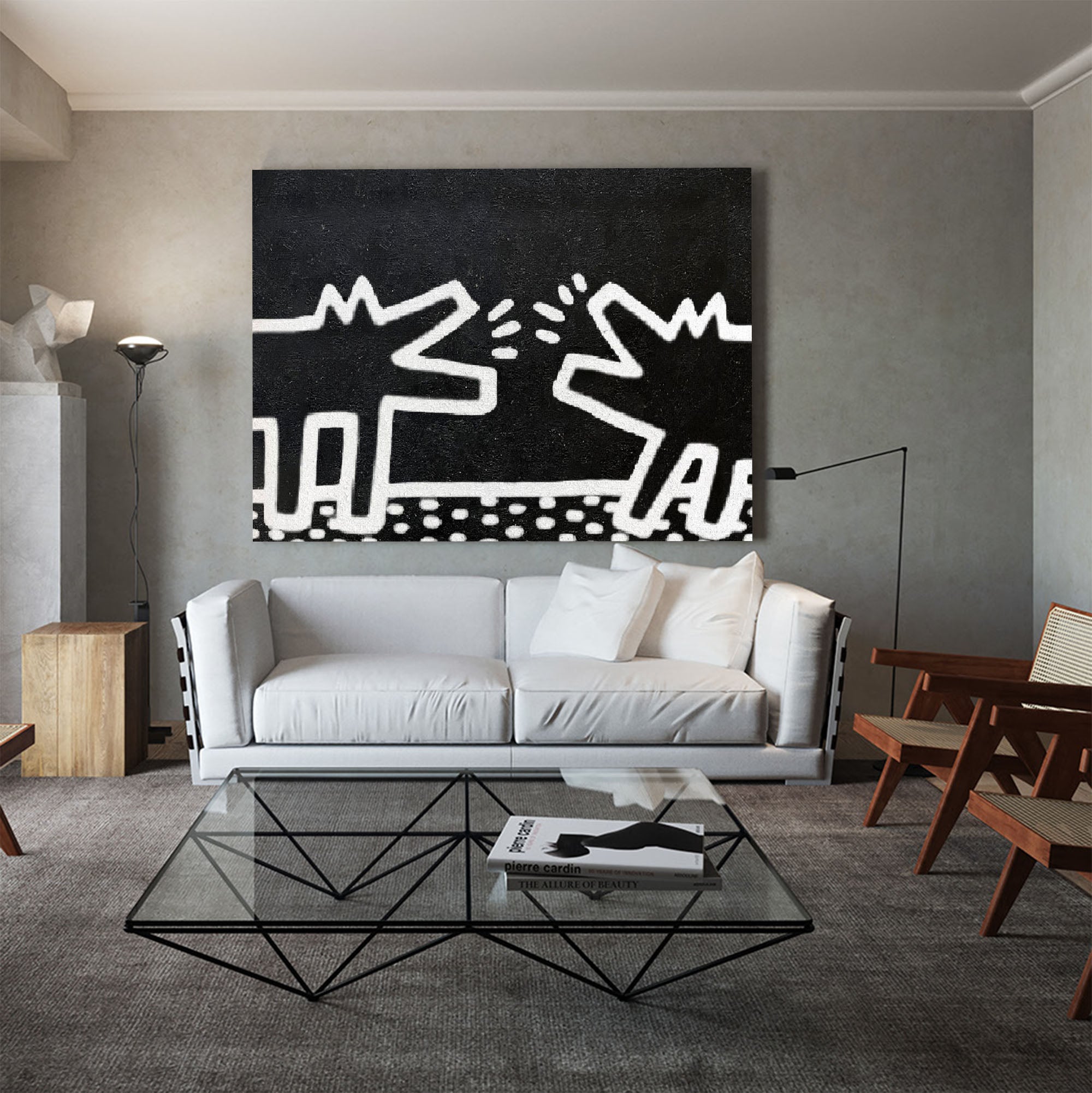 Keith Haring Style Painting KS025 - Neutralighting