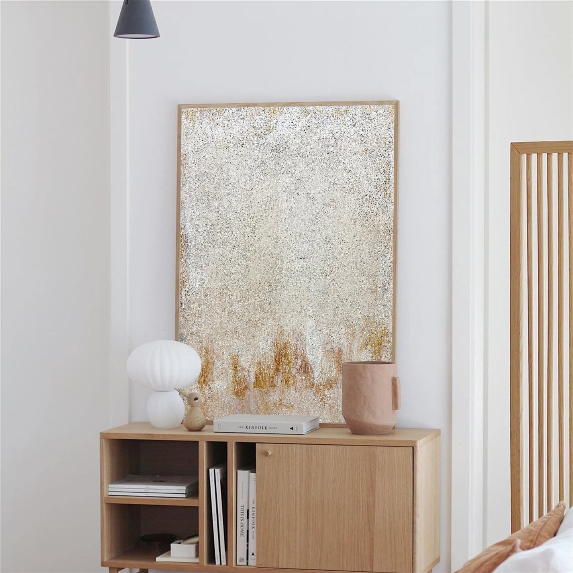 Beige Minimalist Painting