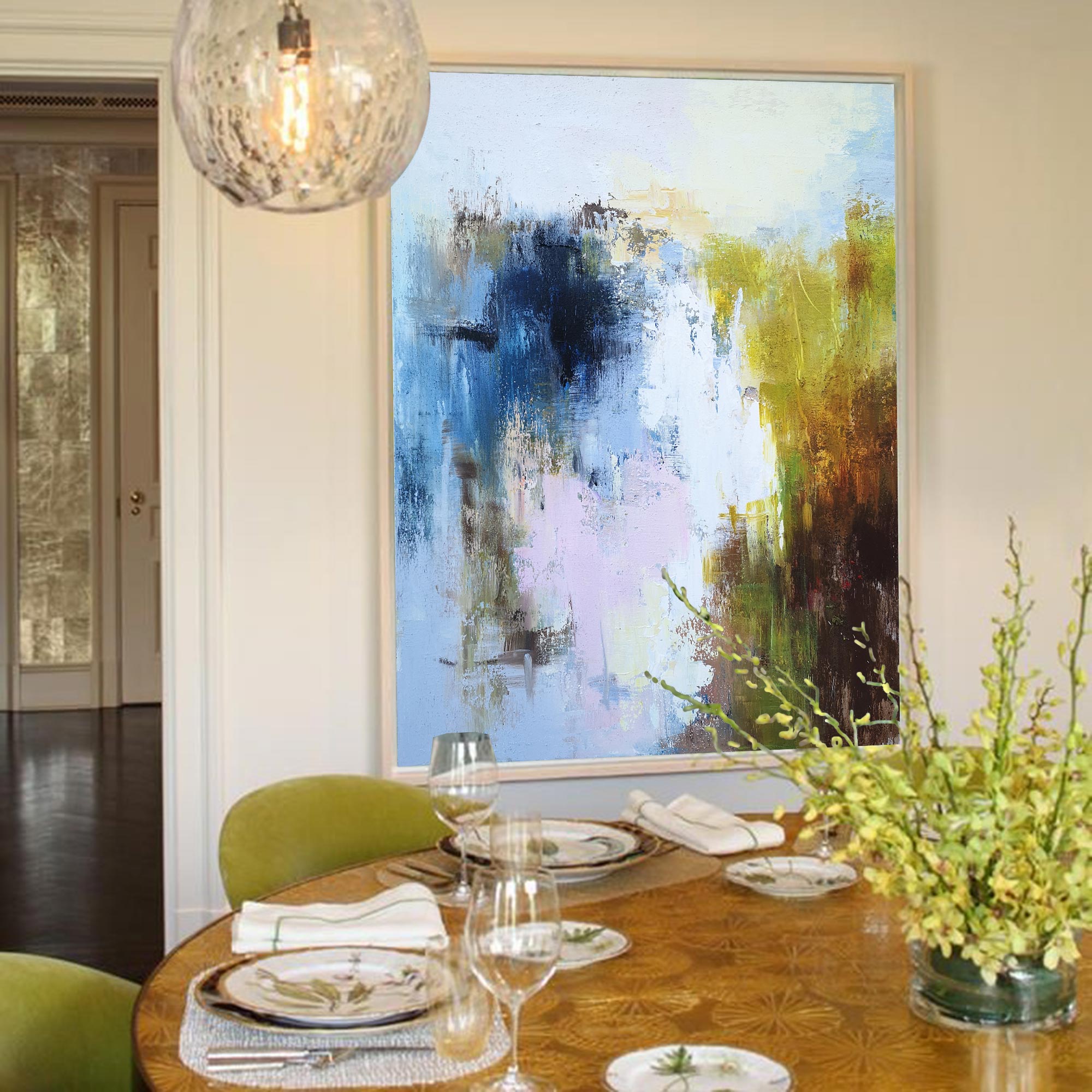 Modern Abstract Canvas Oil Painting