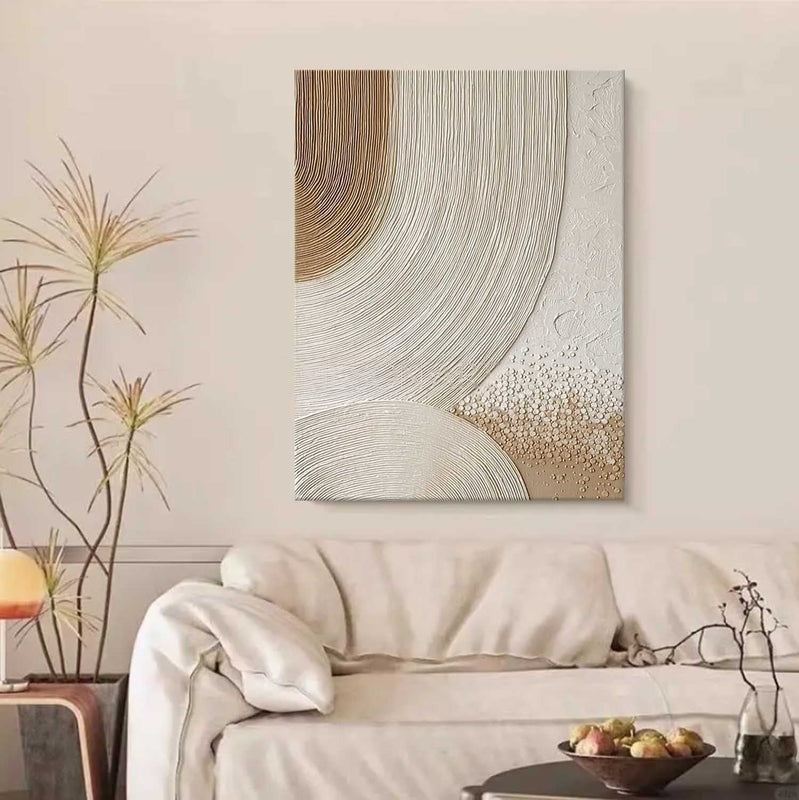 Wall Art Abstract Arc Texture Painting